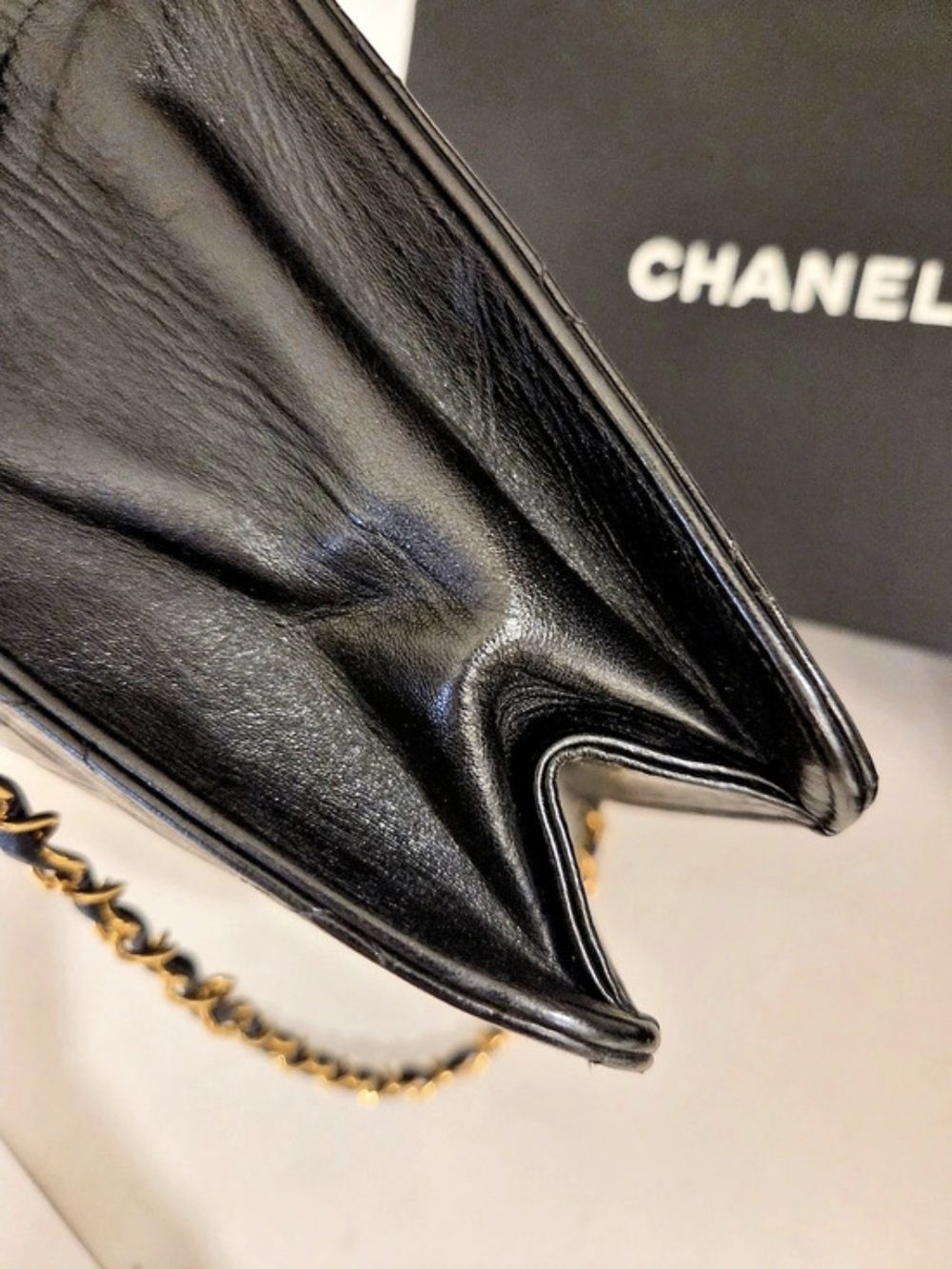 Chanel Vintage Full Flap Bag Medium Quilted Shoulder Bag. - Picture 8 of 14